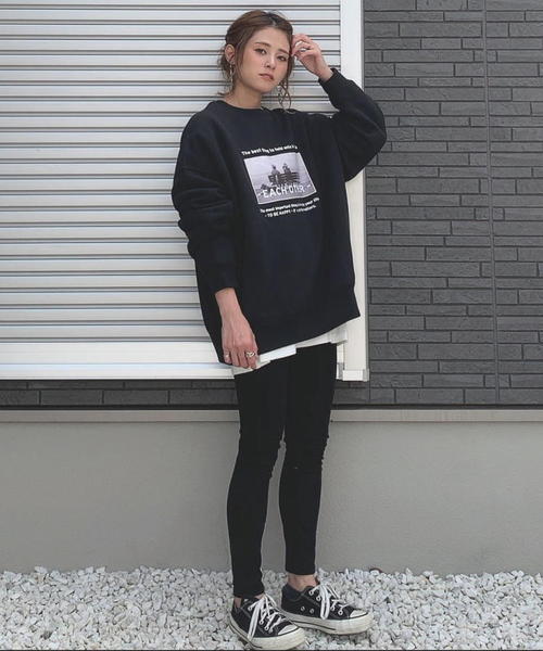 JACKROSE(ジャックローズ)の「WEARISTA yun×JACKROSE-BIGシルエット・スウェット(スウェット・メンズ・ホワイト/ブラック/グレー・M/L)」の9枚目の写真