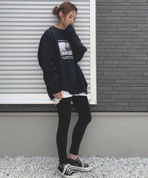 JACKROSE(ジャックローズ)の「WEARISTA yun×JACKROSE-BIGシルエット・スウェット(スウェット・メンズ・ホワイト/ブラック/グレー・M/L)」の10枚目の写真