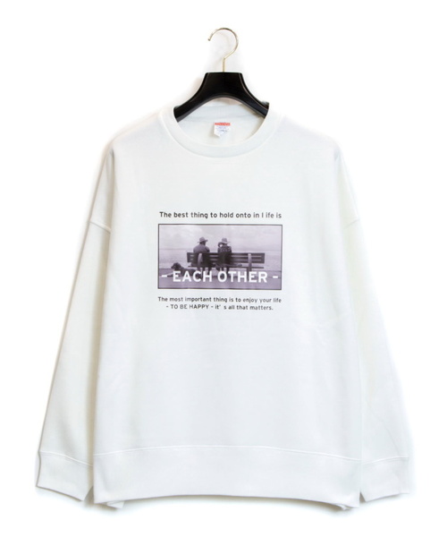 JACKROSE(ジャックローズ)の「WEARISTA yun×JACKROSE-BIGシルエット・スウェット(スウェット・メンズ・ホワイト/ブラック/グレー・M/L)」の13枚目の写真