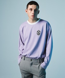 ポンチローマ オーバーサイズ 切り替え Footballロゴカットソー L/S (EMMA CLOTHES)