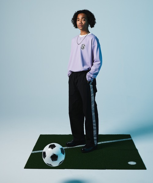 EMMA CLOTHES(エマクローズ)の「ポンチローマ オーバーサイズ 切り替え Footballロゴカットソー L/S (EMMA CLOTHES)(Tシャツ/カットソー・メンズ・ホワイト/ブラック/パープル/グリーン系その他・M/L)」の17枚目の写真
