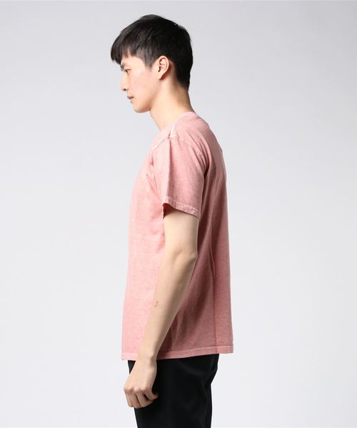 Good On（グッドオン）の「グットオン SHORT SLEEVE CREW NECK TEE（Tシャツ/カットソー・メンズ・コーラル/ブラウン・S/M/L/XL）」の3枚目の写真
