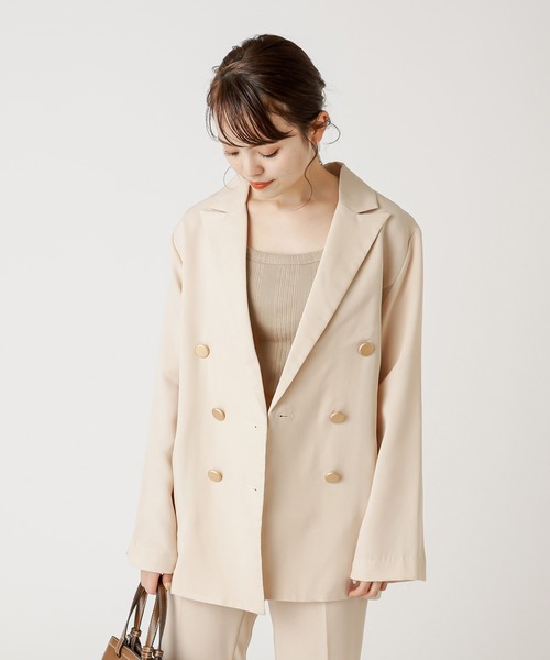 mystic（ミスティック）の「金ボタンダブルテーラージャケット
