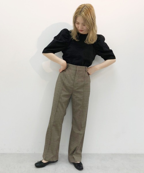 one after another NICE CLAUP（ワンアフターアナザーナイスクラップ）の「袖コンシャスアソートブラウス（シャツ/ブラウス・レディース・アイボリー/ブラック/ブラウン系その他/ベージュ系その他・FREE）」の5枚目の写真