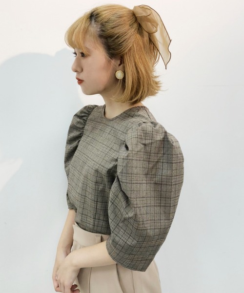 one after another NICE CLAUP（ワンアフターアナザーナイスクラップ）の「袖コンシャスアソートブラウス（シャツ/ブラウス・レディース・アイボリー/ブラック/ブラウン系その他/ベージュ系その他・FREE）」の10枚目の写真