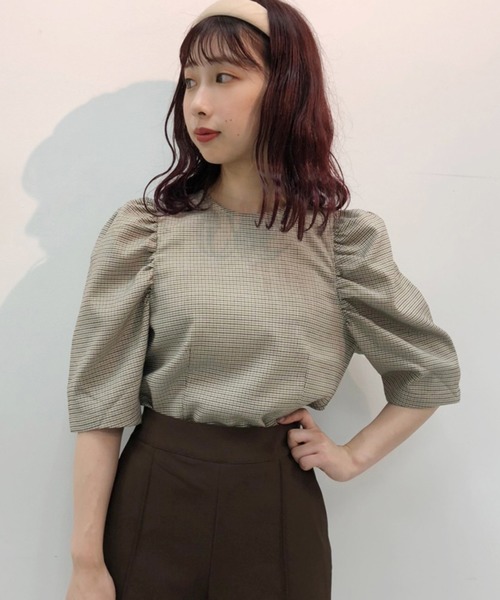 one after another NICE CLAUP（ワンアフターアナザーナイスクラップ）の「袖コンシャスアソートブラウス（シャツ/ブラウス・レディース・アイボリー/ブラック/ブラウン系その他/ベージュ系その他・FREE）」の12枚目の写真