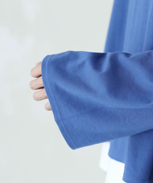 LILL(リル)の「オーバーサイズ 長袖 Tシャツ & タンクトップ リアルレイヤード アンサンブル セット(Tシャツ/カットソー・メンズ・ホワイト/ベージュ/ブラック/ブルー系その他・M/L)」の6枚目の写真