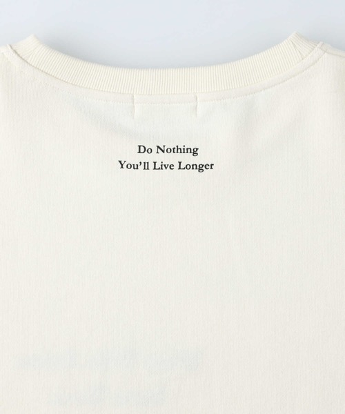 Right-on（ライトオン）の「【BRANDALISED】バンクシープリントスウェット（スウェット・レディース・ホワイト/ブラック/ブラウン/オフホワイト/ダークグレー/ブルー/ダークブラウン/キナリ/ピンク/グレー・M/L）」の16枚目の写真