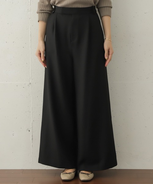 URBAN RESEARCH DOORS（アーバンリサーチドアーズ）の「フレアイージーパンツ∴（その他パンツ・レディース・ブラック/モカ・36/38）」の12枚目の写真