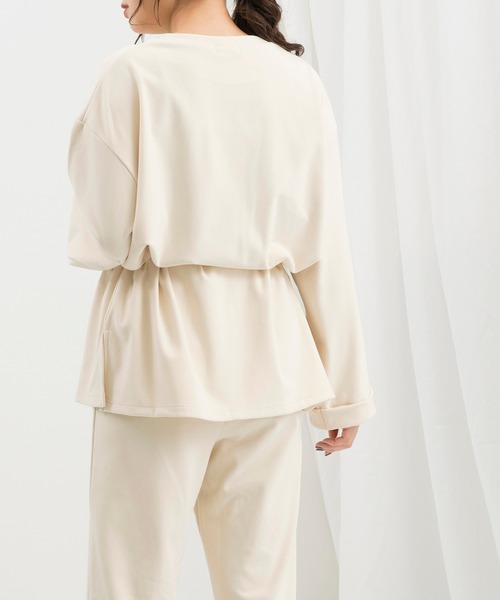 Ambre Neige(アンブルネージュ)の「ワンマイルウェアセットアップ/【WEB/EC限定商品】(その他ルームウェア・レディース・ダークグリーン/アイボリー・FREE)」の8枚目の写真