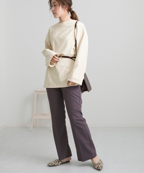 Ambre Neige(アンブルネージュ)の「ワンマイルウェアセットアップ/【WEB/EC限定商品】(その他ルームウェア・レディース・ダークグリーン/アイボリー・FREE)」の19枚目の写真