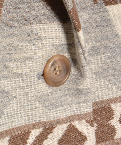 navasana(ナバアサナ)の「エスニックウールコート/714-NAM-dms-N142-CO041(その他アウター・レディース・グレー/ベージュ・FREE)」の3枚目の写真