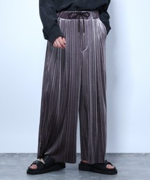 HARE | ベルベットプリーツパンツ(HARE)(その他パンツ)