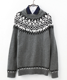 EDIFICE | ◇CASHMEREキュウシンフェアテイルC/N (ニット/セーター)