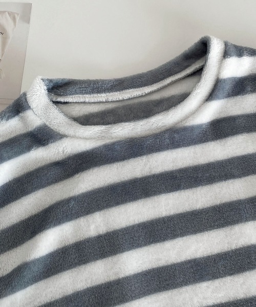 MAISON DE THERESE（メゾン ド テレーズ）の「暖かいコーラルフリースパジャマ（ルームウェア/パジャマ・レディース・A/C/B/D/F/ブラック/I/H/G/E/M/K/J/ベージュ/O・M/L/XL）」の16枚目の写真