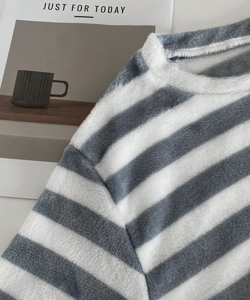 MAISON DE THERESE（メゾン ド テレーズ）の「暖かいコーラルフリースパジャマ（ルームウェア/パジャマ・レディース・A/C/B/D/F/ブラック/I/H/G/E/M/K/J/ベージュ/O・M/L/XL）」の17枚目の写真