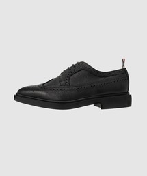 THOM BROWNE | CLASSIC LONGWING BROGUE W/ LIGHTWEIGHT RUBBER SOLE IN PEBBLE GRAIN(ドレスシューズ)
