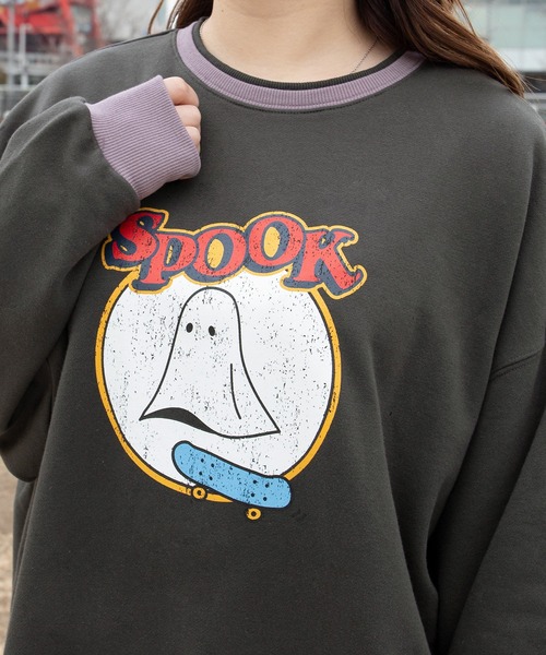 PairPair(ペアペア)の「ヴィンテージプリントP/O(ユニセックス)(スウェット・レディース・ベージュ/アイボリー/スミクロ・MEDIUM/LARGE)」の20枚目の写真