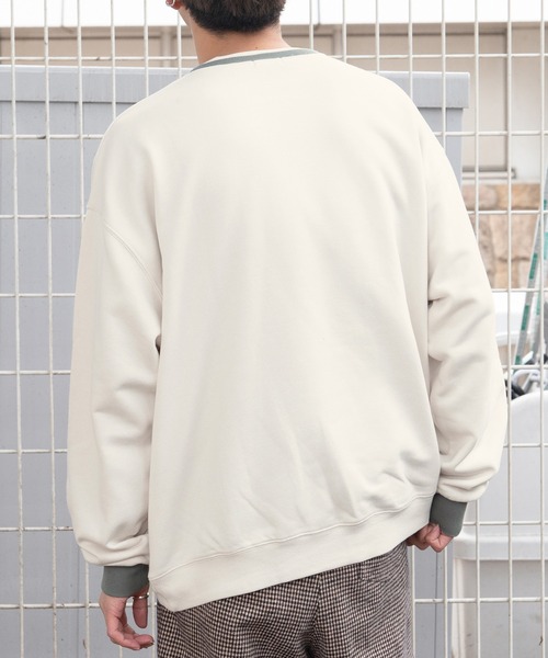 PairPair(ペアペア)の「ヴィンテージプリントP/O(ユニセックス)(スウェット・レディース・ベージュ/アイボリー/スミクロ・MEDIUM/LARGE)」の13枚目の写真