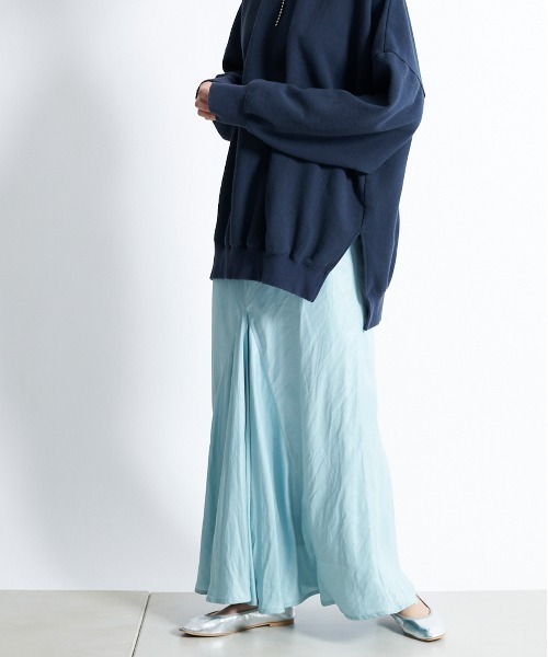 DouDou(ドゥドゥ)の「マルチWAYフレアスカート(スカート・レディース・ベージュ/カーキ/サックスブルー・36/38)」の1枚目の写真