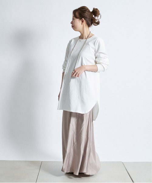 DouDou(ドゥドゥ)の「マルチWAYフレアスカート(スカート・レディース・ベージュ/カーキ/サックスブルー・36/38)」の10枚目の写真