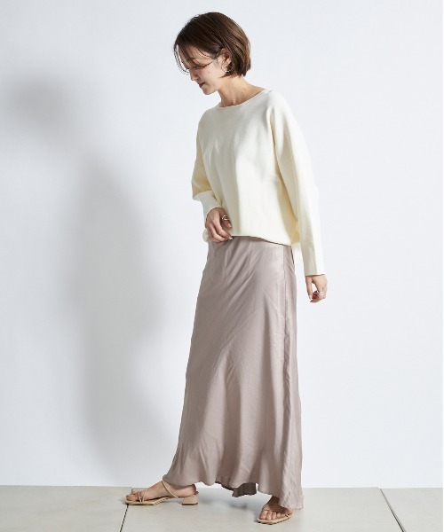 DouDou(ドゥドゥ)の「マルチWAYフレアスカート(スカート・レディース・ベージュ/カーキ/サックスブルー・36/38)」の6枚目の写真