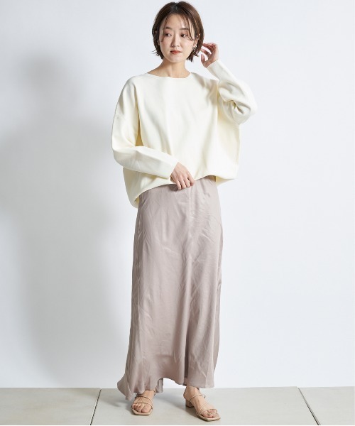 DouDou(ドゥドゥ)の「マルチWAYフレアスカート(スカート・レディース・ベージュ/カーキ/サックスブルー・36/38)」の7枚目の写真