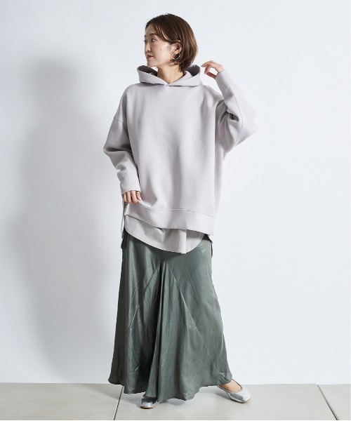 DouDou(ドゥドゥ)の「マルチWAYフレアスカート(スカート・レディース・ベージュ/カーキ/サックスブルー・36/38)」の19枚目の写真