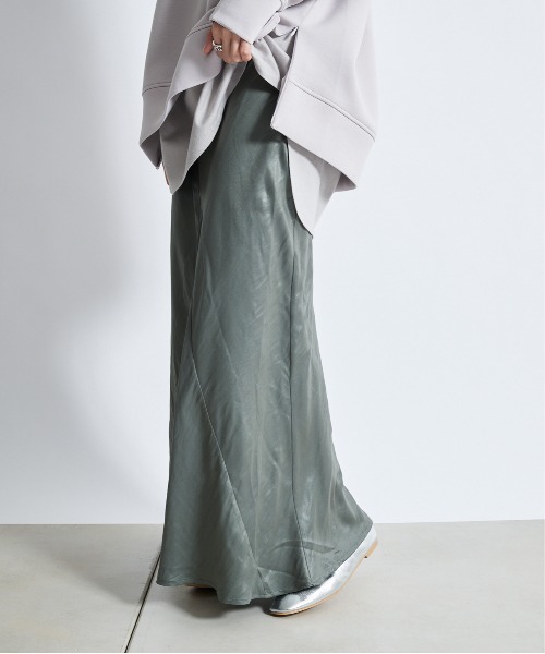 DouDou(ドゥドゥ)の「マルチWAYフレアスカート(スカート・レディース・ベージュ/カーキ/サックスブルー・36/38)」の21枚目の写真