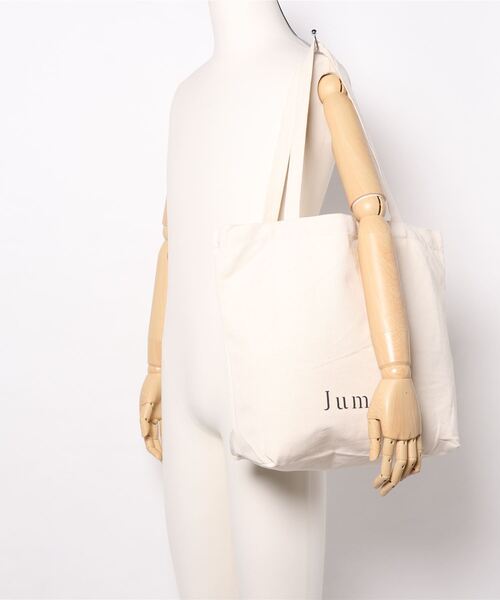 JUMELLE(ジュメロ)の「jumelleエコバッグ(エコバッグ/サブバッグ・レディース・アイボリー・FREE)」の2枚目の写真