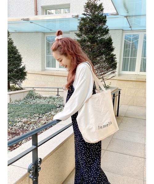 JUMELLE(ジュメロ)の「jumelleエコバッグ(エコバッグ/サブバッグ・レディース・アイボリー・FREE)」の8枚目の写真