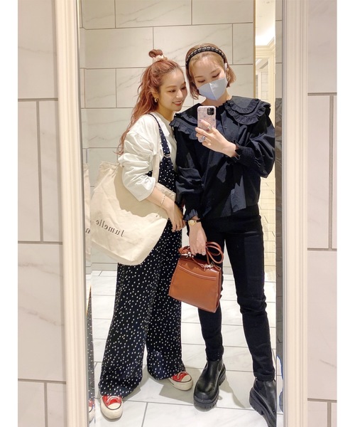 JUMELLE(ジュメロ)の「jumelleエコバッグ(エコバッグ/サブバッグ・レディース・アイボリー・FREE)」の4枚目の写真