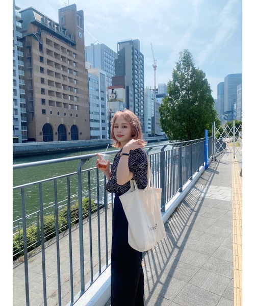 JUMELLE(ジュメロ)の「jumelleエコバッグ(エコバッグ/サブバッグ・レディース・アイボリー・FREE)」の13枚目の写真