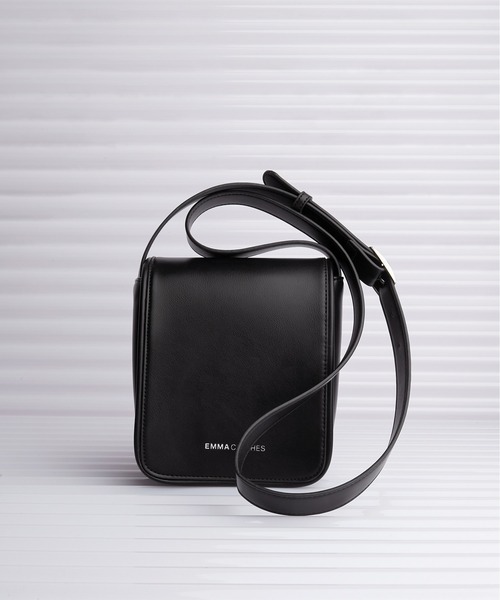 希少 EMMA FOX がま口 ワンショルダー レザー ブラック 希少 EMMA FOX がま口 ワンショルダー レザー ブラック|mercari