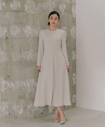 kaene（カエン）の「シフォン合わせロングワンピース[ブラック:ブラックフォーマル対応]冠婚葬祭 礼服 喪服 入学式 卒業式 七五三 お宮参り（スーツセット）」