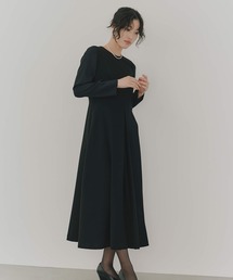kaene（カエン）の「シフォン合わせロングワンピース［ブラック：ブラックフォーマル対応］冠婚葬祭 礼服 喪服 入学式 卒業式 七五三 お宮参り（ワンピース）」