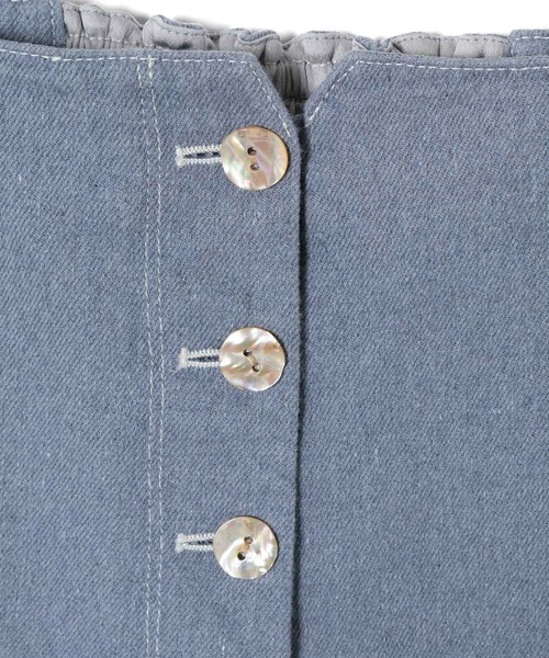 MADEMOISELLE ROPE'（マドモアゼル ロペ）の「【セットアップ対応】アップサイクルデニムパンツ（デニムパンツ・レディース・ブルー・38/36）」の4枚目の写真