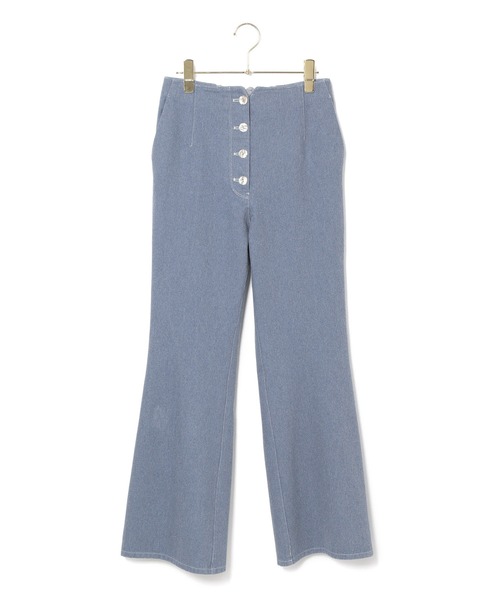 MADEMOISELLE ROPE'（マドモアゼル ロペ）の「【セットアップ対応】アップサイクルデニムパンツ（デニムパンツ・レディース・ブルー・38/36）」の9枚目の写真