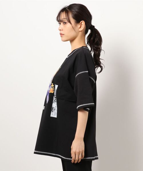 Candy Stripper（キャンディストリッパー）の「BLAZING BEAR Tシャツ（ワンピース・レディース・オフホワイト/ブラック/ブルー・2）」の13枚目の写真