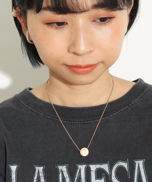 Factor=（ファクターイコール）の「チェーンコインネックレス（ネックレス・レディース・アンティークゴールド/アンティークシルバー・FREE）」の8枚目の写真