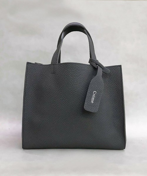 LAVEANGE(ラビアンジェ)の「【牛革】CREME VIVE BAG/レザーバッグ(トートバッグ・レディース・チャコールグレー/サックスブルー/ピンク/キャメル/グレイッシュベージュ・FREE)」の17枚目の写真