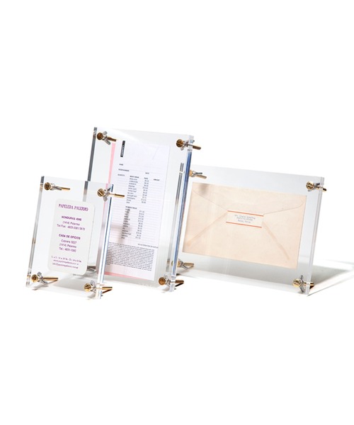 Frame（フレーム）の「ACRYLIC FRAME 10.5x14（フォトフレーム・メンズ・クリア・ONE SIZE）」の3枚目の写真