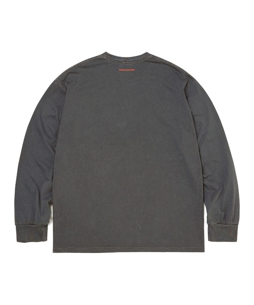 thisisneverthat(ディスイズネバーザット)の「T-LOGO L/SL TOP(Tシャツ/カットソー・メンズ・ブラック/チャコールグレー/オリーブ/イエロー系その他/ライトインディゴブルー/ホワイト・S/M/L/XL)」の9枚目の写真