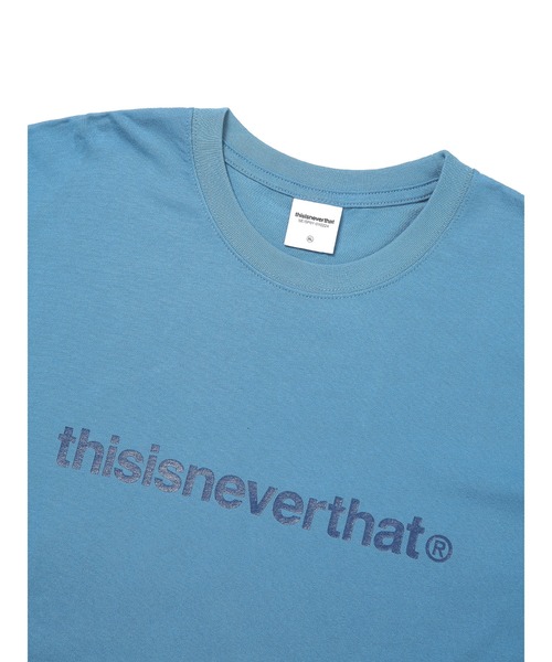 thisisneverthat(ディスイズネバーザット)の「T-LOGO L/SL TOP(Tシャツ/カットソー・メンズ・ブラック/チャコールグレー/オリーブ/イエロー系その他/ライトインディゴブルー/ホワイト・S/M/L/XL)」の17枚目の写真