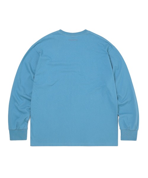 thisisneverthat(ディスイズネバーザット)の「T-LOGO L/SL TOP(Tシャツ/カットソー・メンズ・ブラック/チャコールグレー/オリーブ/イエロー系その他/ライトインディゴブルー/ホワイト・S/M/L/XL)」の11枚目の写真