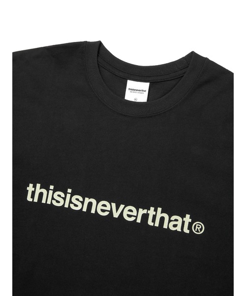 thisisneverthat(ディスイズネバーザット)の「T-LOGO L/SL TOP(Tシャツ/カットソー・メンズ・ブラック/チャコールグレー/オリーブ/イエロー系その他/ライトインディゴブルー/ホワイト・S/M/L/XL)」の14枚目の写真