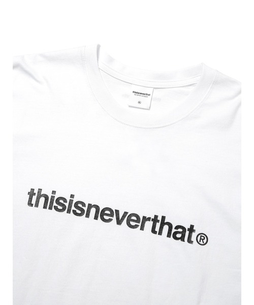 thisisneverthat(ディスイズネバーザット)の「T-LOGO L/SL TOP(Tシャツ/カットソー・メンズ・ブラック/チャコールグレー/オリーブ/イエロー系その他/ライトインディゴブルー/ホワイト・S/M/L/XL)」の13枚目の写真