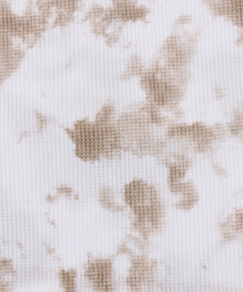 Ambre Neige(アンブルネージュ)の「タイダイ柄ワッフルカットソー/【WEB/EC限定商品】(Tシャツ/カットソー・レディース・ライトグリーン/モカ・FREE)」の7枚目の写真