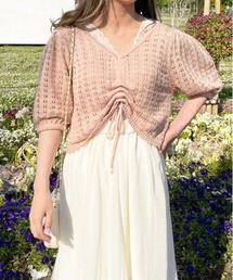 透かし編みドロストタンクセット【ZOZOTOWN限定アイテム】