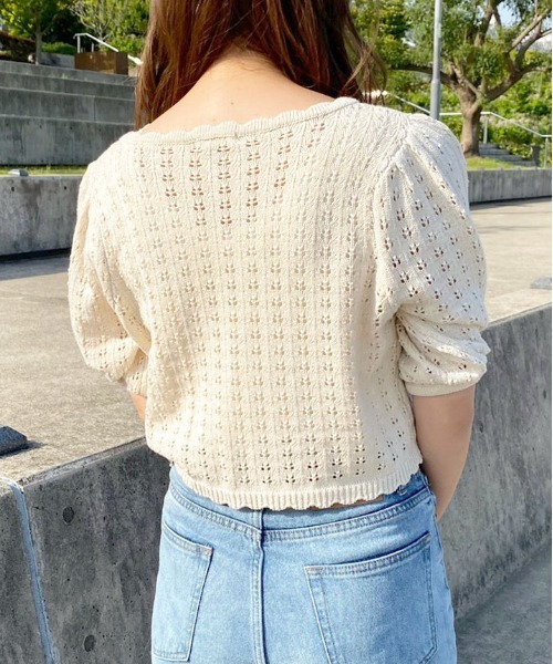 apres jour（アプレジュール）の「透かし編みドロストタンクセット【ZOZOTOWN限定アイテム】（ニット/セーター・レディース・ライトベージュ/ピンクベージュ/アイボリー・フリー/X-LARGE）」の17枚目の写真